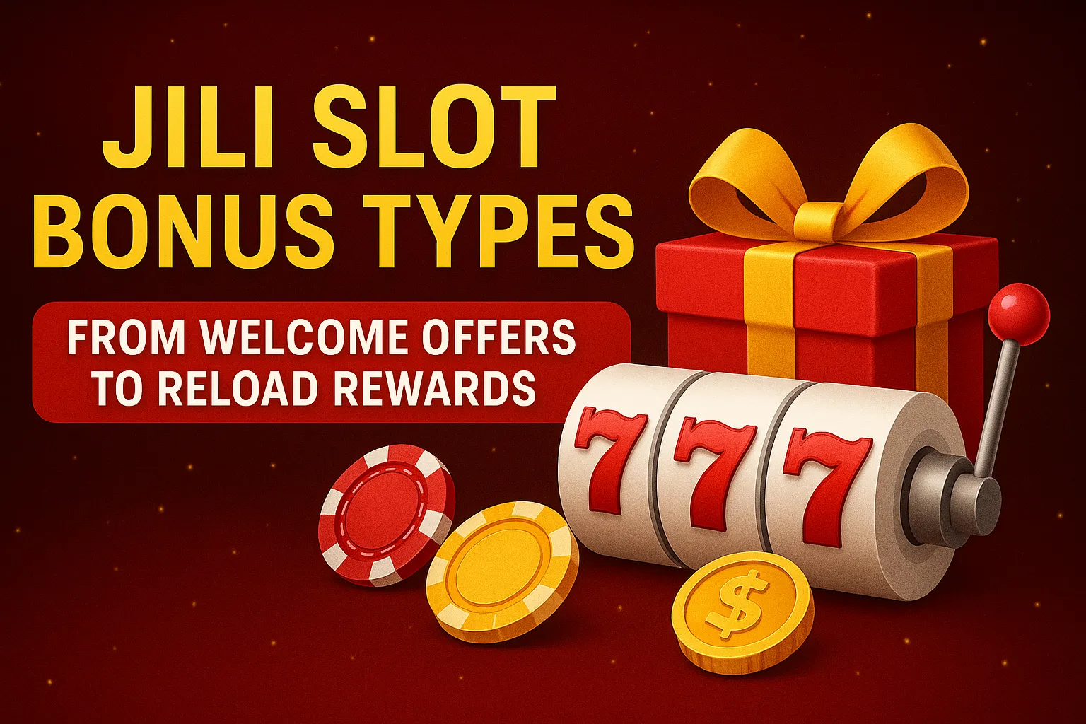 Unlock JILI Slot Bonus Types from Welcome to Reload