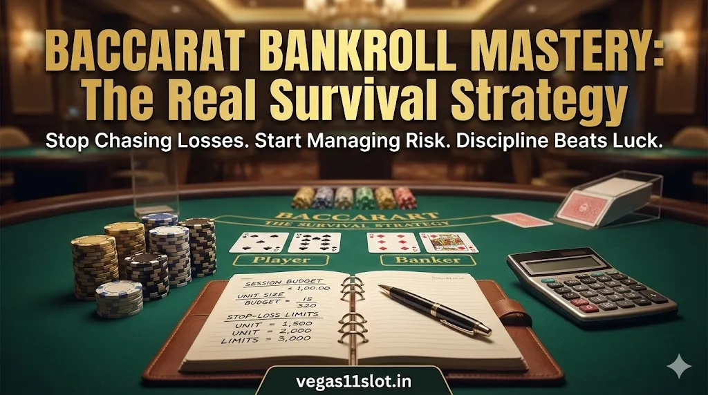 💰 Bankroll Planning for Baccarat Sessions – The Smart Vegas11 Player’s Survival Blueprint
