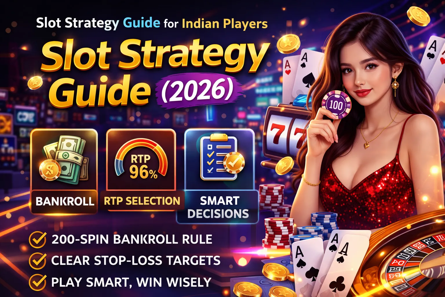 Slot Strategy Guide for Indian Players (2026) | Bankroll, RTP & Smart Decision Framework