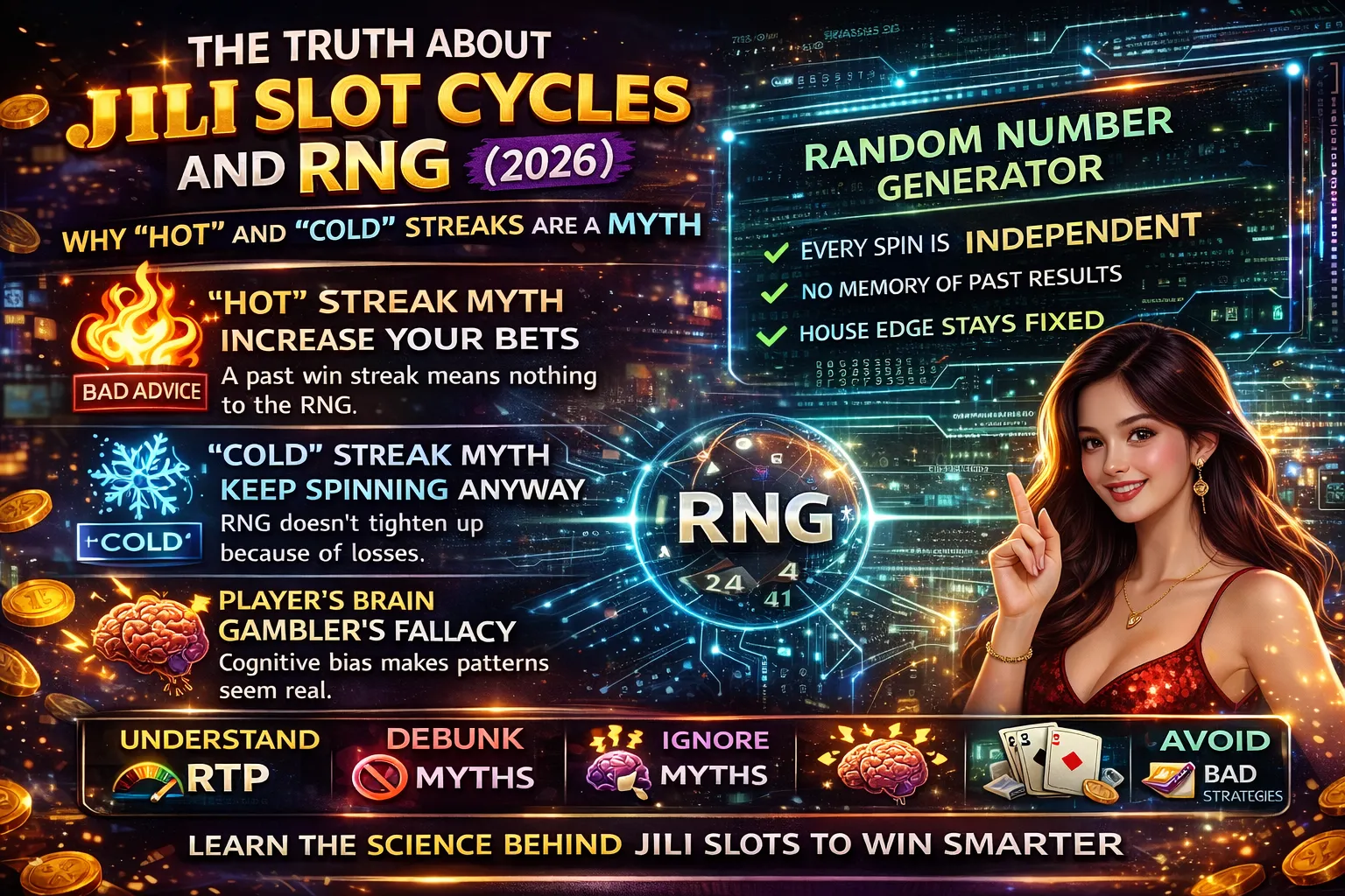 The Truth About JILI Slot Cycles and RNG (2026) | Why “Hot” and “Cold” Streaks Are a Myth