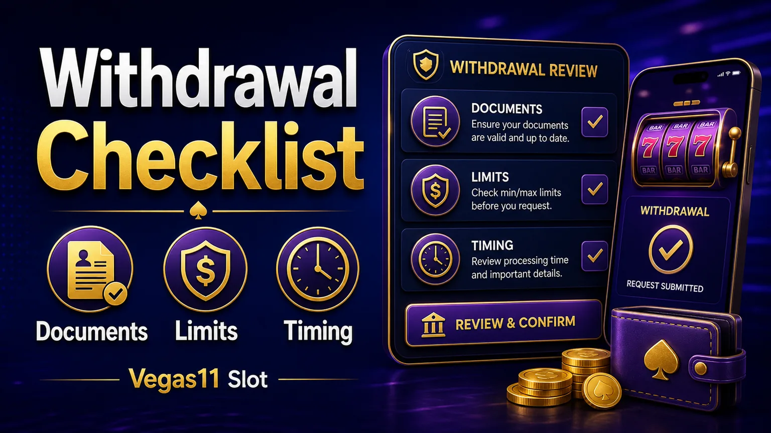 Casino Withdrawal Checklist: Documents, Limits and Timing