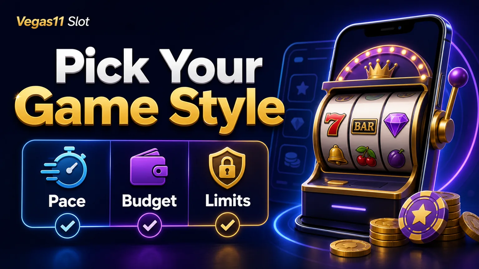 Slot game style checklist for pace budget and limits