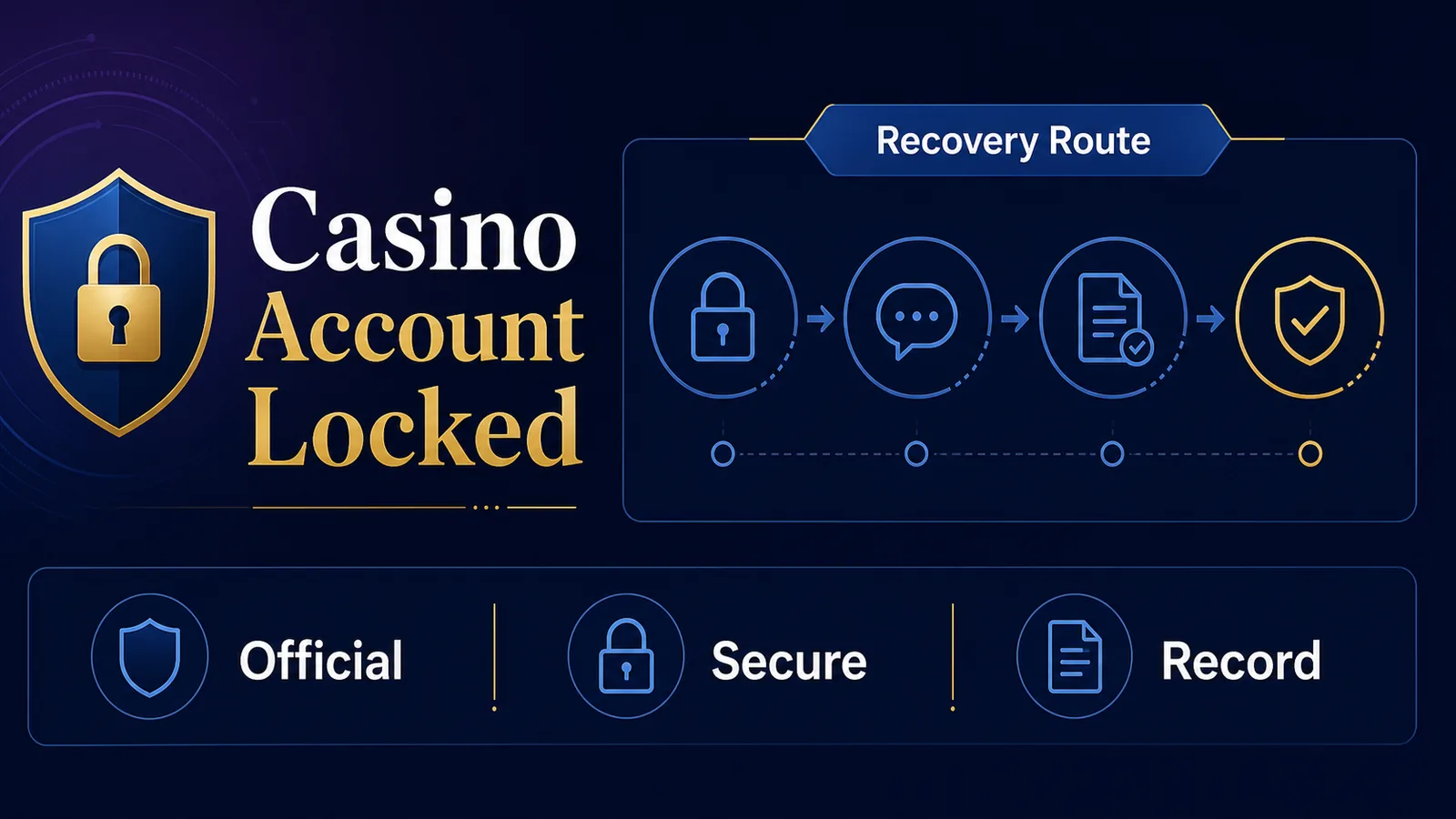 Casino Account Locked After Failed Logins: Recovery Steps - Verify | Recover | Secure