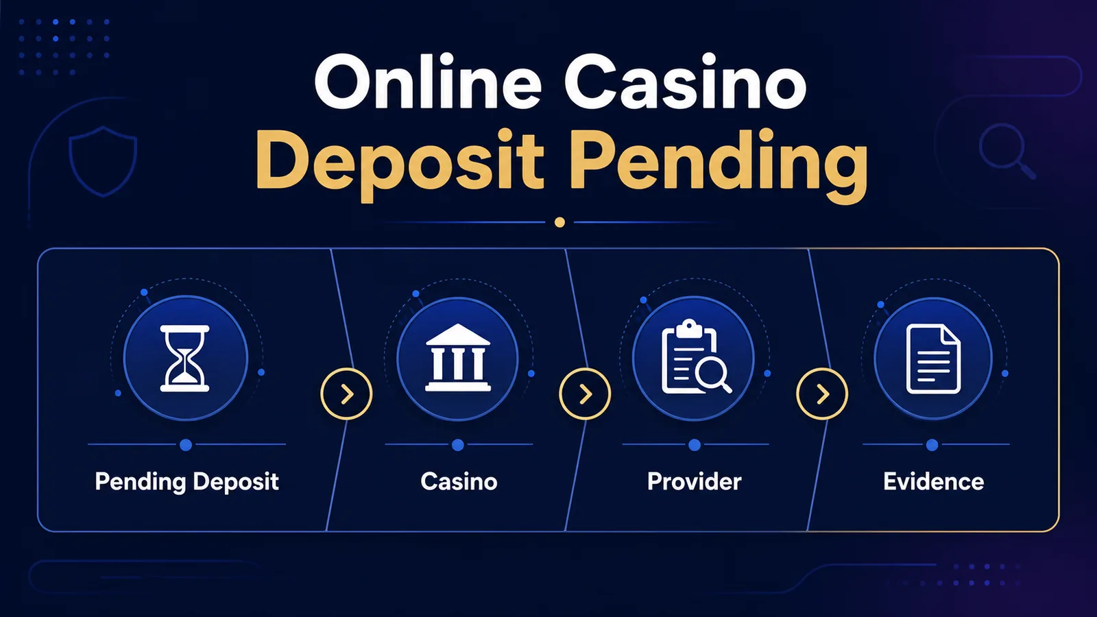 Online Casino Deposit Pending: What to Check Before Trying Again