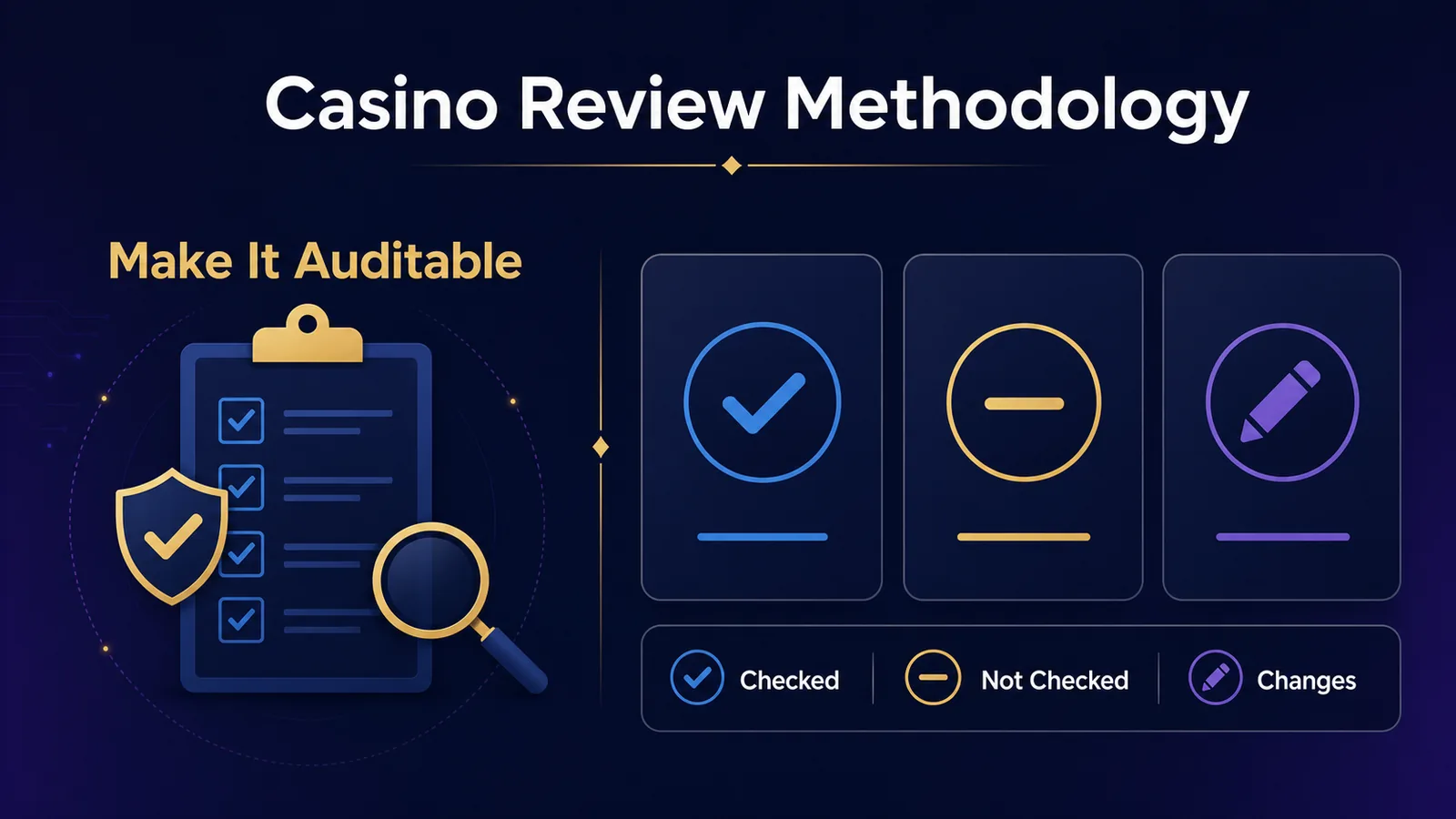 Casino Review Methodology: How to Compare Terms, Payments and Support - Terms | Payments | Support