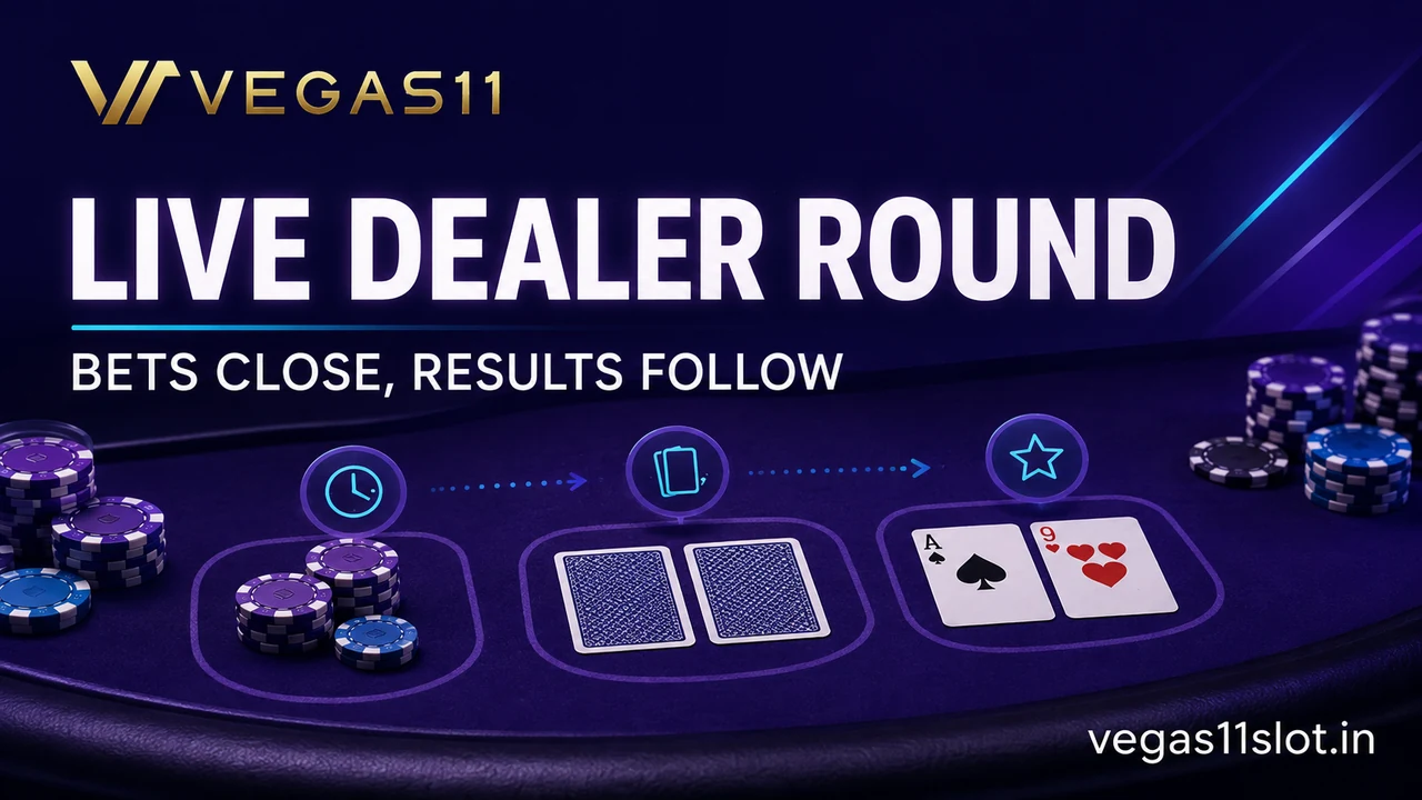 How a Live Dealer Round Works: Bets Close, Game Action and Results