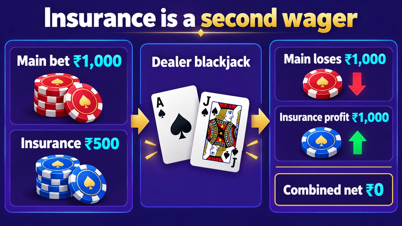 Blackjack Insurance and Even Money: What the Extra Bet Actually Pays
