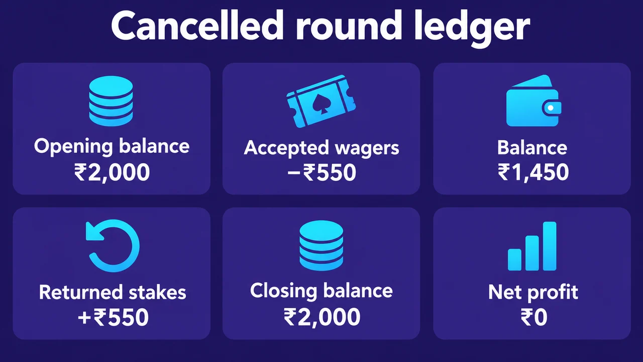 Live Casino Void Rounds: Match the Notice, Wagers and Refund